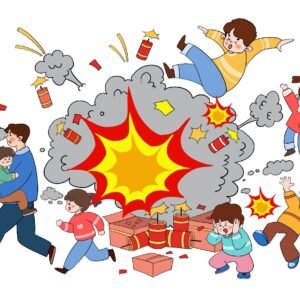 party teller new year firecrackers