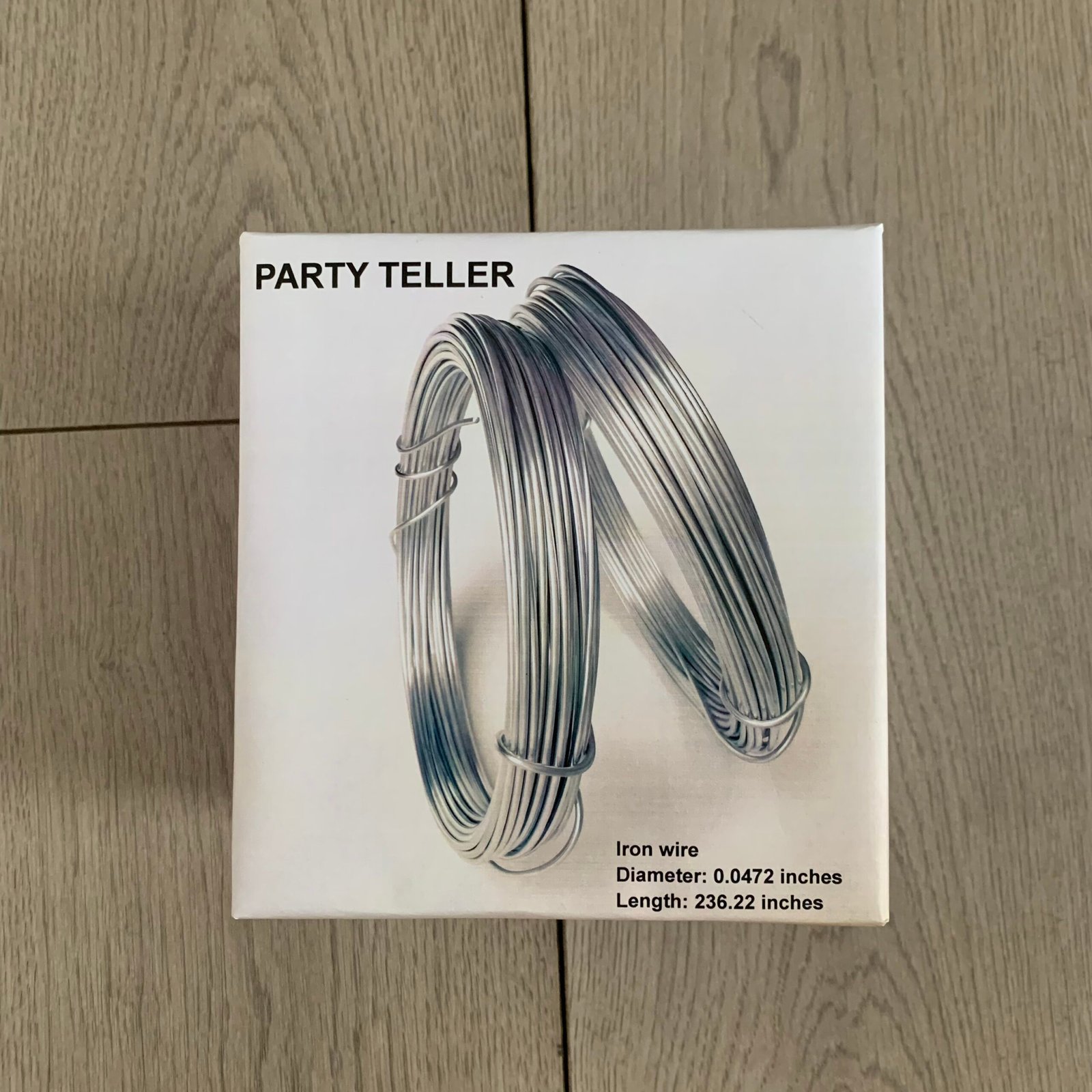 party teller 236.22 inches galvanized wire, suitable for hanging pictures, trimming potted plants, jewelry making, and construction projects party teller 236.22 inches galvanized wire, suitable for hanging pictures, trimming potted plants, jewelry making, and construction projects