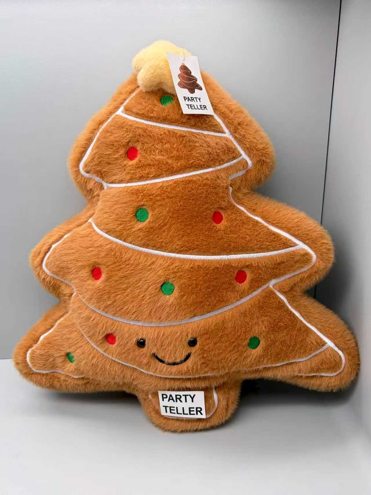 stuffed and plush toys, gingerbread christmas tree style stuffed and plush toys, gingerbread christmas tree style